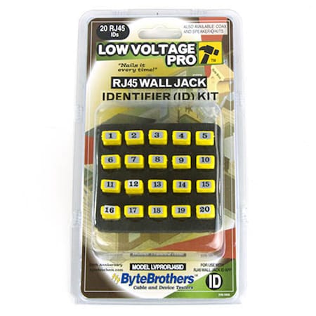 Electriduct Low Voltage Pro LVPRO30 Cable Tester & Accessories - Triplett LVPRO-RJ45ID